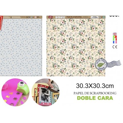 PAPEL SCRABOOKING 30X30CM