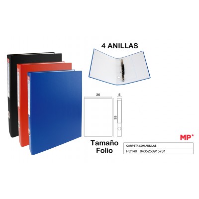 CARPETA 4ANILLAS