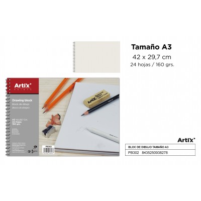 CUADERNO DIBUJO A3