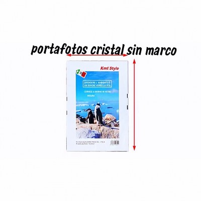 PORTAFOTOS CRISTAL SIN MARCO