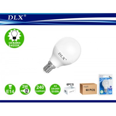 LED.G45 3W E14 6/u