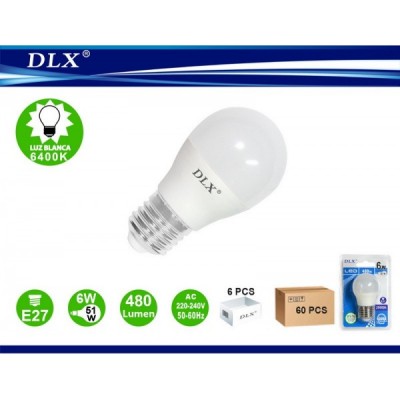 LED.G45 6W E27 6/u