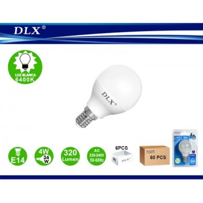 LED.G45 4W E14 6/u