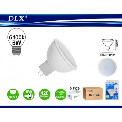 LED.MR16 6W 12V 6/u