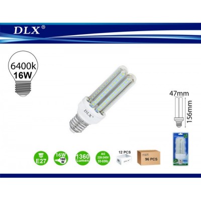 LED.4U E27 16W 12/u