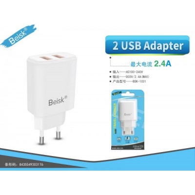 CARGADOR DE CASA 2USB 2.4A...