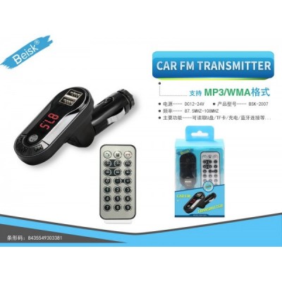 MP3 DE COCHE BSK-2007 NEGRO